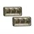 Pair of Smoked Smoke Tinted LED Square Side Repeaters Turn Signal Set – A5055422214776