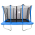 Air Dog 8x12ft Rectangular Blue Trampoline With Safety Enclosure