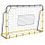 HOMCOM Soozier|HOMCOM Rebound Net Soccer Goal with 5 Angle Adjustable for Soccer Baseball Basketball Training | Aosom Ireland