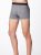 Men’s Stripe Michael Bamboo Boxers in Grey Marle by Thought