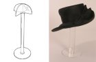 Single Hat Display – Demountable: 300mm (H). Half Price