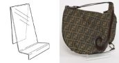 Handbag/Leather Goods Display: 200mm (W) x 300mm (H) – save 40%