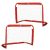 HOMCOM Set of 2 Foldable Soccer Goal with All Weather Tetrolon Net for Football Practice Kids Youth Outdoor Sport | Aosom Ireland