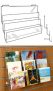 3 Tier Card Rack – Slatwall DIsplay: 600mm (W) x 400mm (H) x 30mm (D)