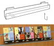 Postcard Rack – Slatwall Display: 600mm (W) x 60mm (H) x 40mm (D)