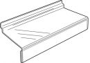 General Purpose Slat Fix Shelf with Facility for Price Ticket: 400mm (W) x 170mm (D)