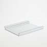 Flat Slatwall Shelf With Lip: 250mm (W) x 160mm (D)