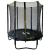 Velocity 6ft Trampoline with Enclosure Black