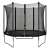 Velocity 10ft Trampoline & Safety Enclosure Black